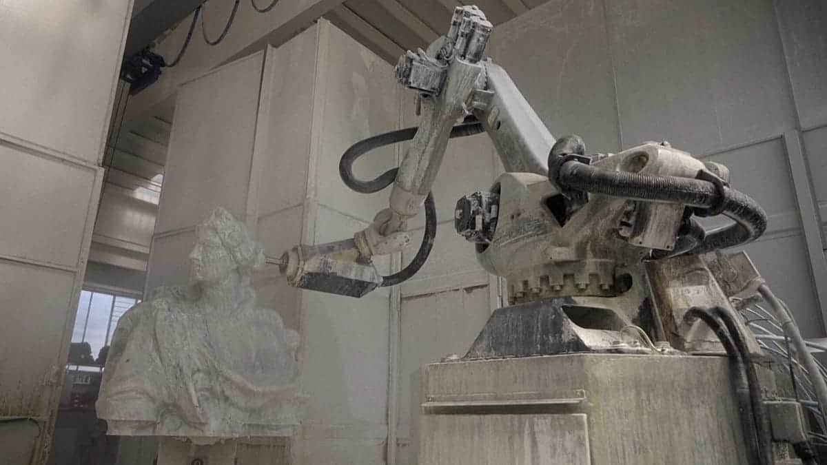Mármol de Carrara, ¿puede considerarse arte una escultura creada por un robot de IA?