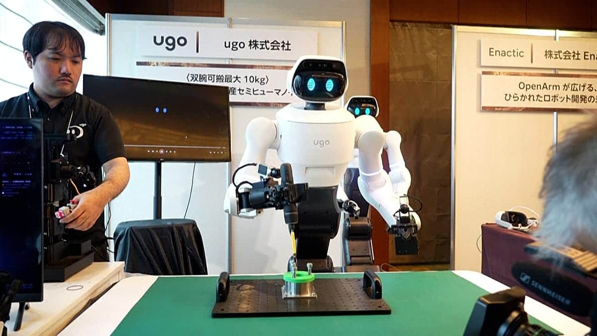 De clavar clavos a perforar, los nuevos robots de Japón impulsan la IA física