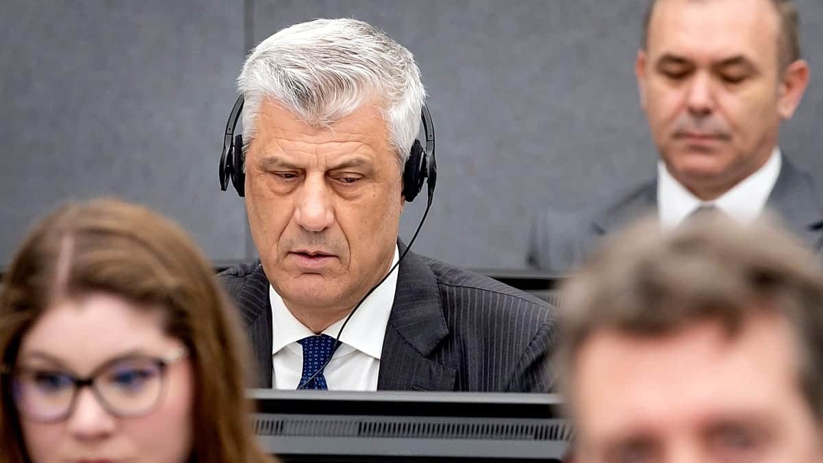 El expresidente de Kosovo Hashim Thaçi, condenado por crímenes de guerra en La Haya