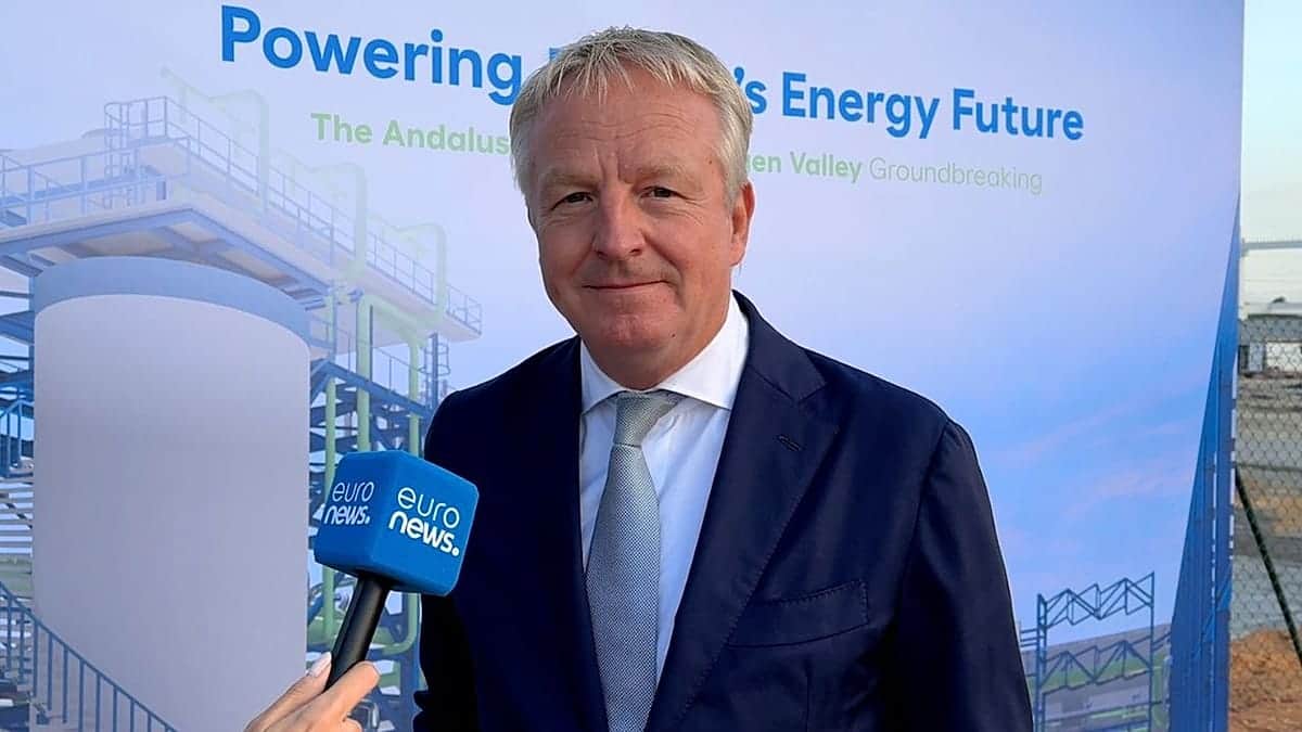 Hidrógeno verde en Huelva: Moeve promete que España "liderará" la energía en Europa