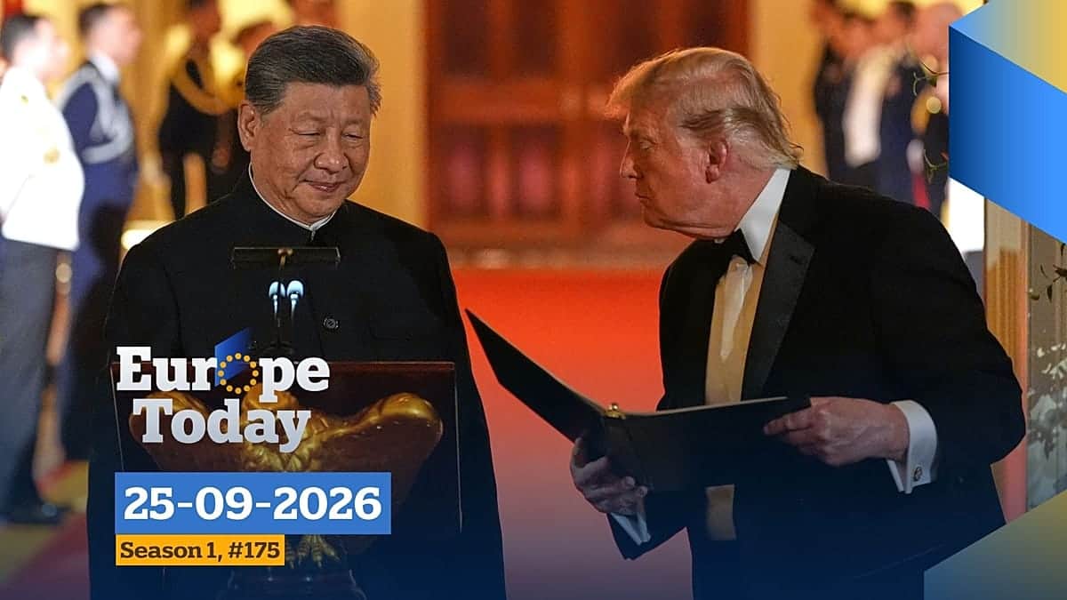Europe Today: La cena de Estado de Trump con Xi Jinping, y primera visita del papa León a Francia