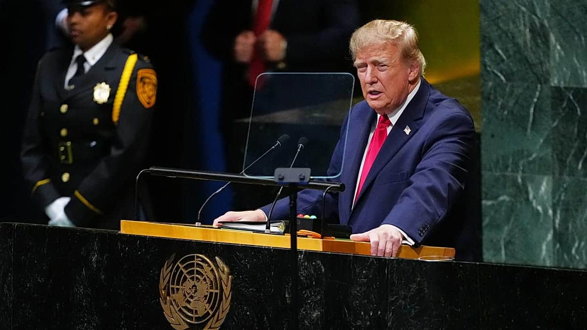 Trump amenaza en la ONU con usar un "poderío militar sin igual" en América Latina
