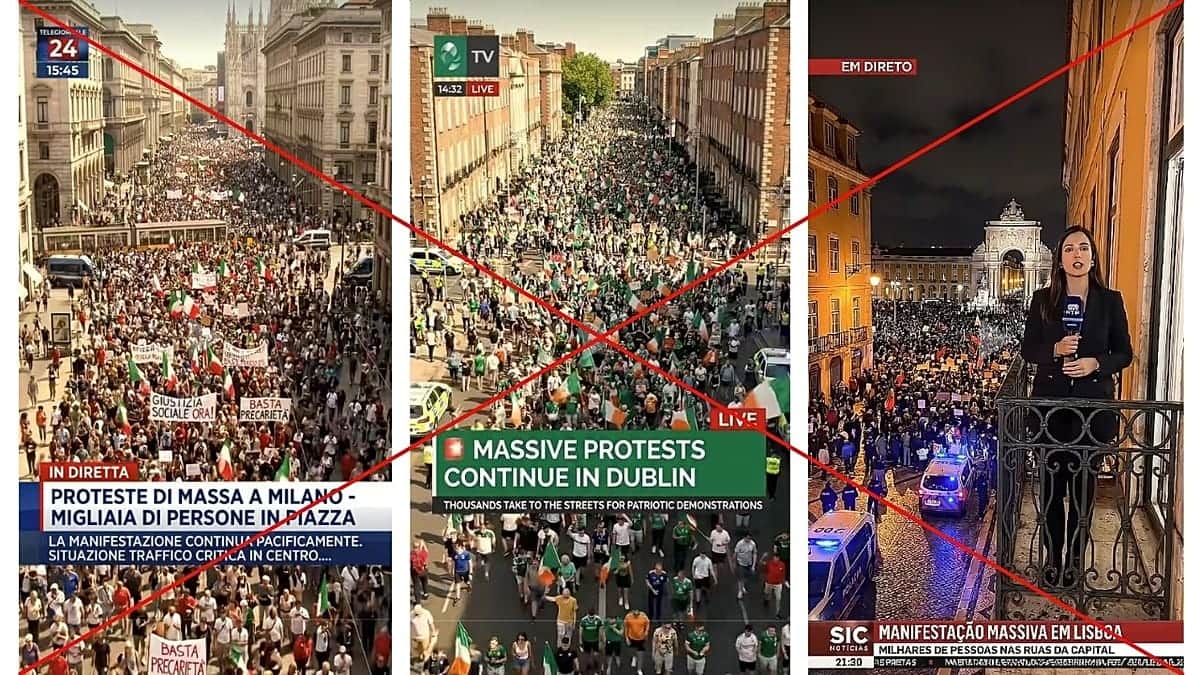 Una oleada de vídeos falsos con IA sobre protestas contra la inmigración inunda TikTok