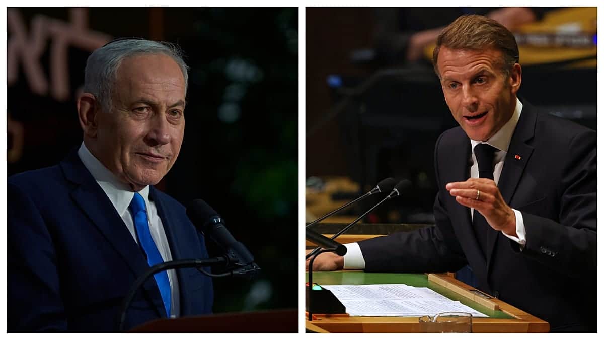El Gobierno de Netanyahu arremete contra el discurso de Macron en la ONU