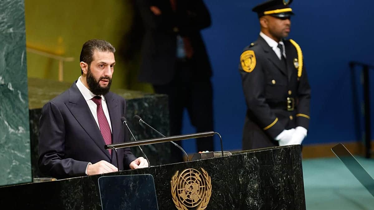 Al Sharaa promete en la ONU que los Altos del Golán seguirán siendo sirios