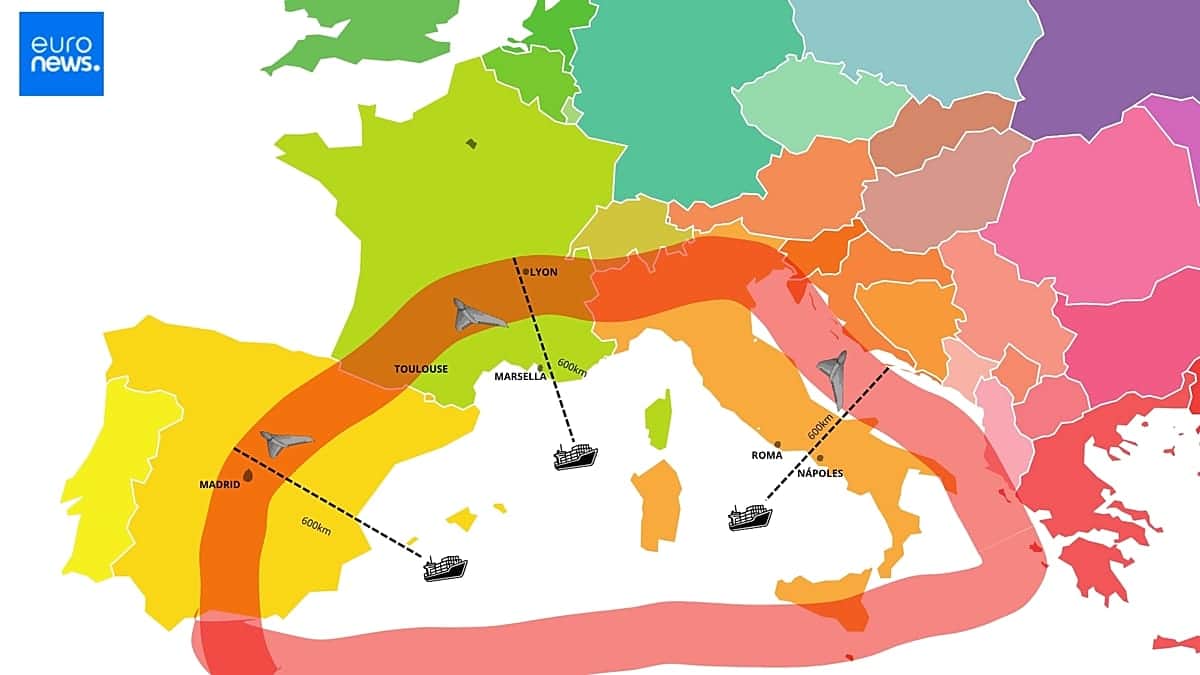La CIA alerta de un ataque ruso con drones contra España, Francia o Italia: qué se sabe