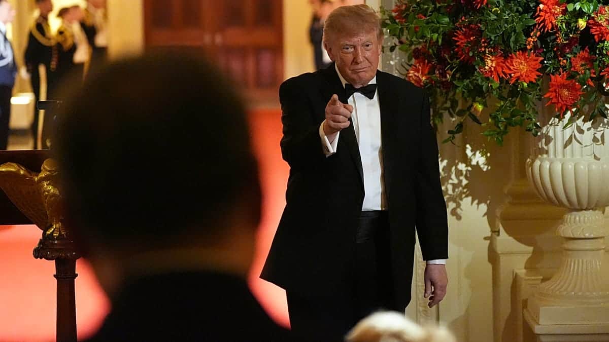 Brindis, apretones de manos y sonrisas en la cena de Estado de Xi en la Casa Blanca