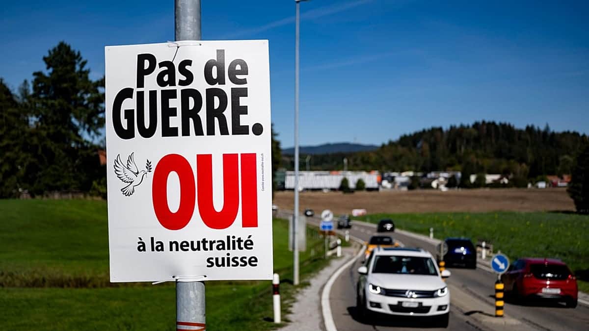 Suiza rechaza en referéndum la iniciativa para endurecer su neutralidad y respaldar las sanciones a Rusia