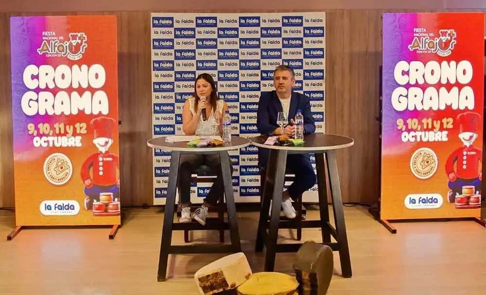 La Falda presentó la Fiesta Nacional del Alfajor 2026: será del 9 al 12 de octubre