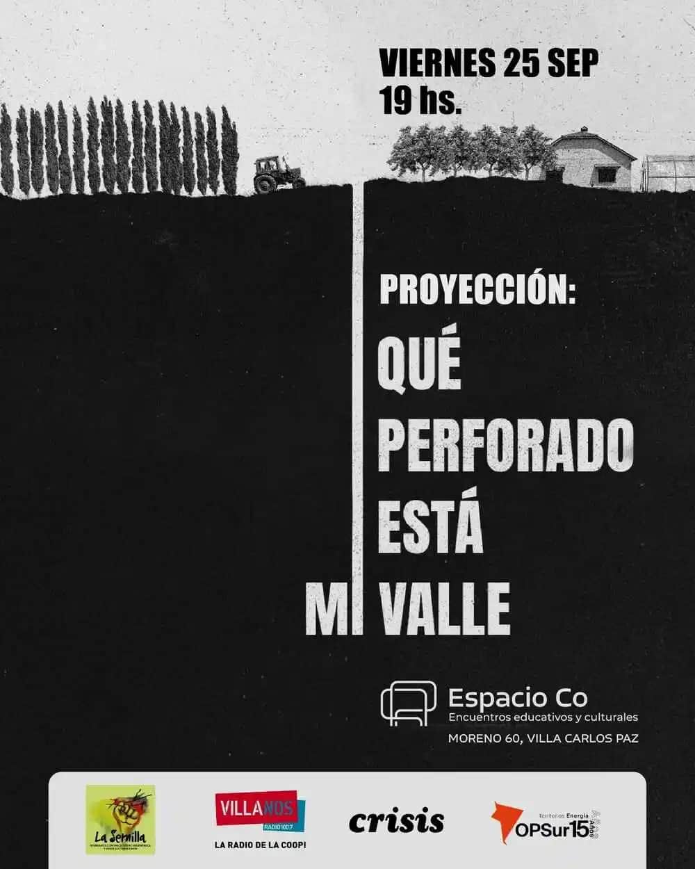 Agua, fracking y producción: una propuesta de cine debate llega a Espacio CO