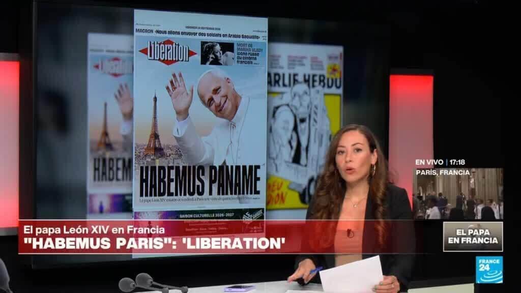 "Habemus Páname", la visita del papa León XIV a Francia: 'Libération'