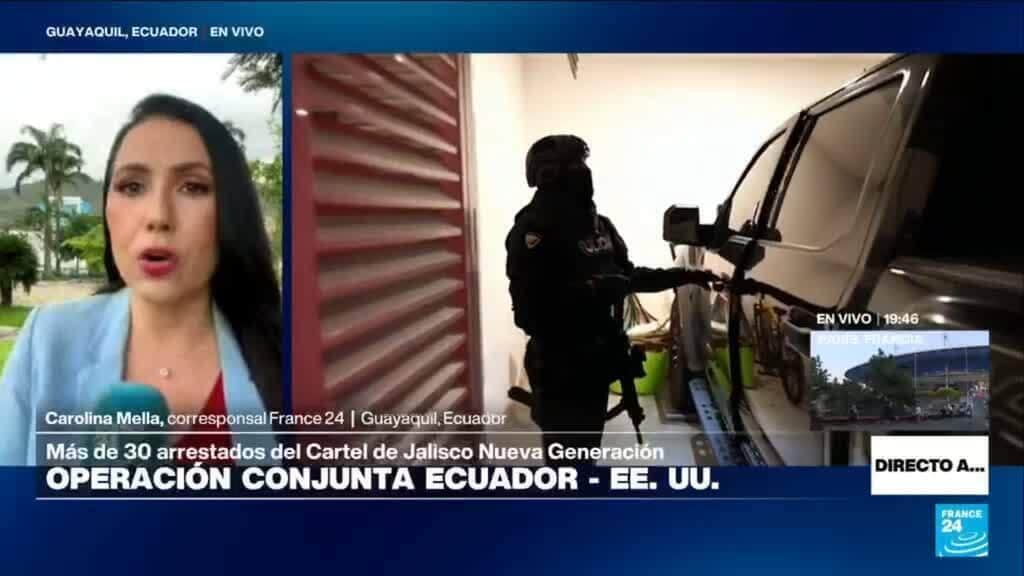 Directo a... Guayaquil y más de 30 arrestados vinculados al Cartel Jalisco Nueva Generación