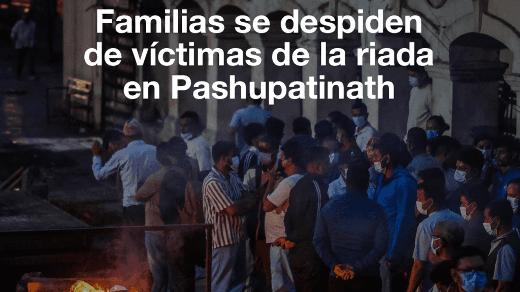Nepal: familiares de las víctimas de la riada se despiden en Pashupatinath