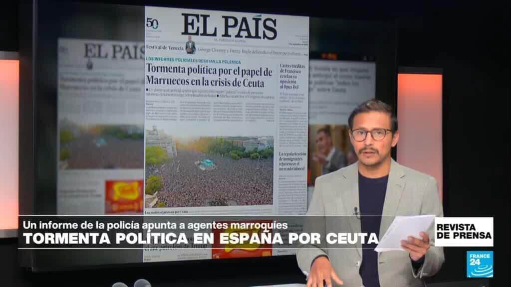 "Tormenta política por el papel de Marruecos en la crisis de Ceuta": 'El País'