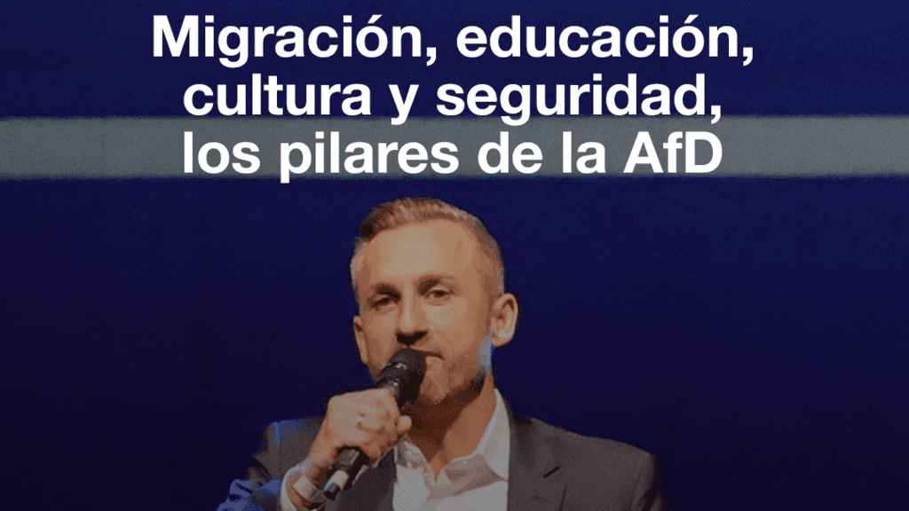 Elecciones en Alemania: migración, cultura y seguridad, los pilares de la AfD