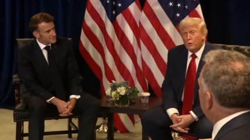 Macron llega a EE. UU. para reunirse con Trump antes de la Asamblea General de la ONU