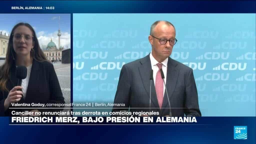 Informe desde Berlín: Merz descarta renunciar tras derrota electoral de la CDU