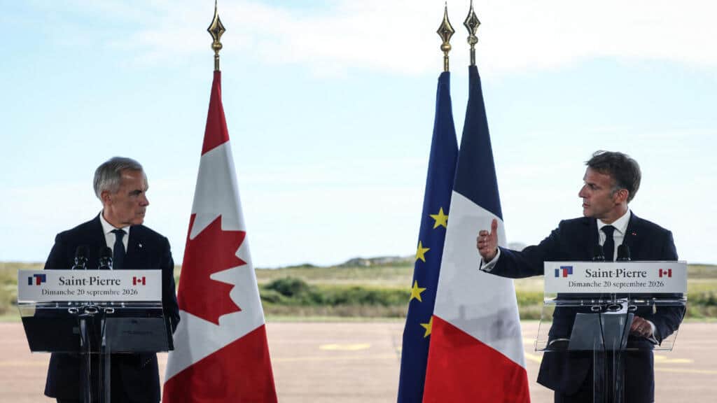 En San Pedro y Miquelón, Macron y Carney defienden la soberanía y la cooperación entre Francia y Canadá