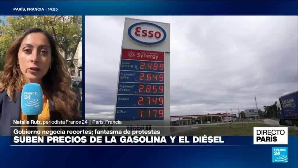 Directo París y el aumento en los precios de la gasolina y el diésel