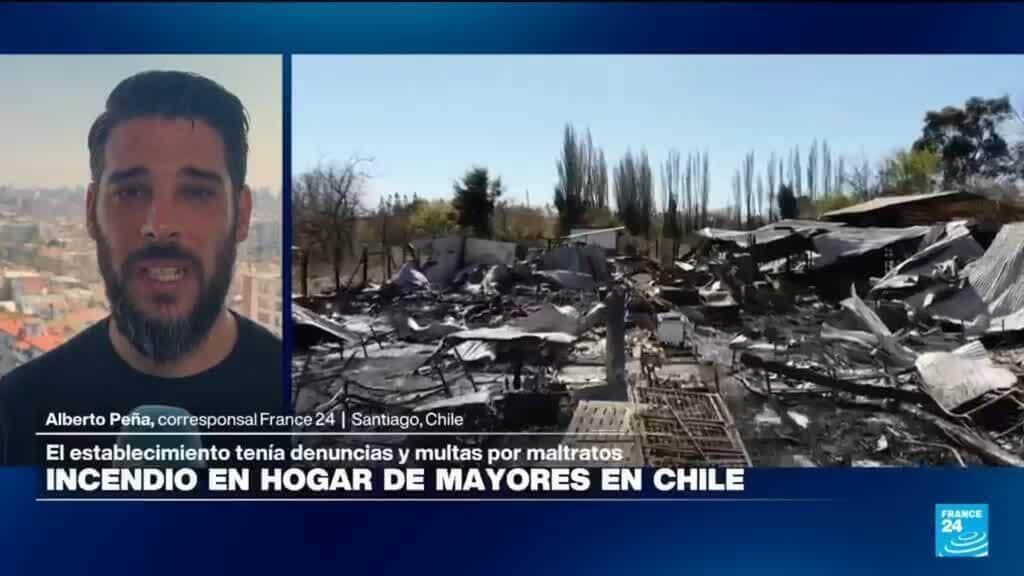Informe desde Santiago: al menos 16 adultos mayores muertos tras incendio en centro geriátrico