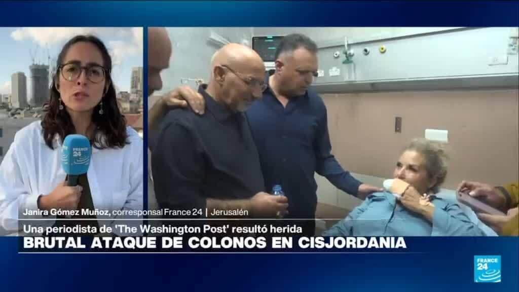 Colonos israelíes atacan brutalmente la aldea de Abu Falah y agreden a una fotógrafa de EE. UU.