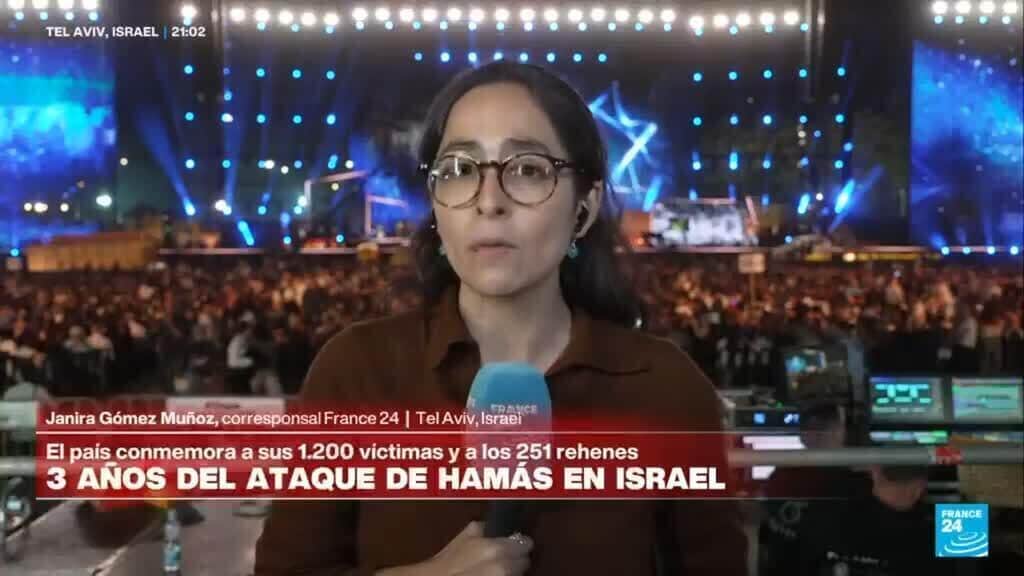 Israel conmemora a las víctimas del 7-O en el tercer aniversario del ataque de Hamás