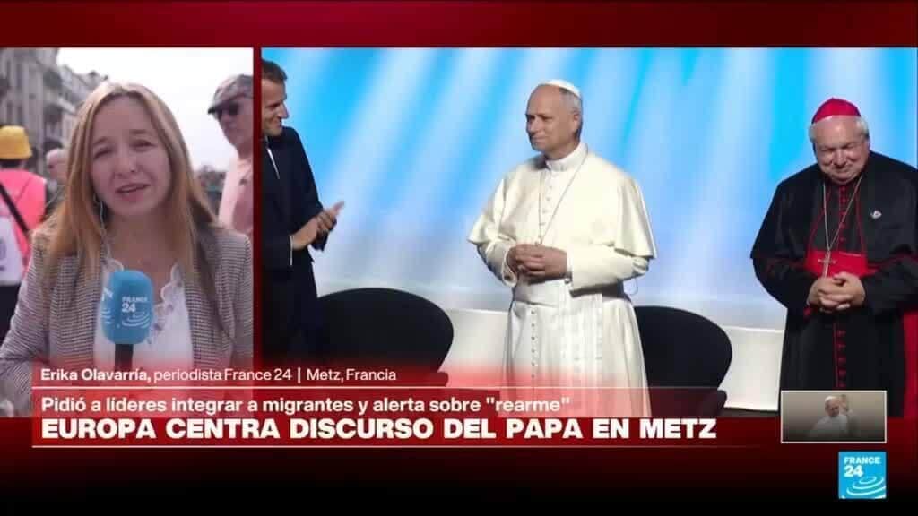 León XIV pide en Metz ceder posturas para lograr la paz y critica el gasto militar en Europa