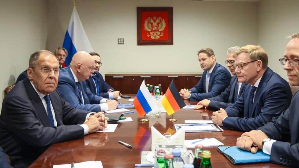 Los ministros de Exteriores de Rusia y Alemania se reúnen en la ONU a la sombra de la guerra en Ucrania