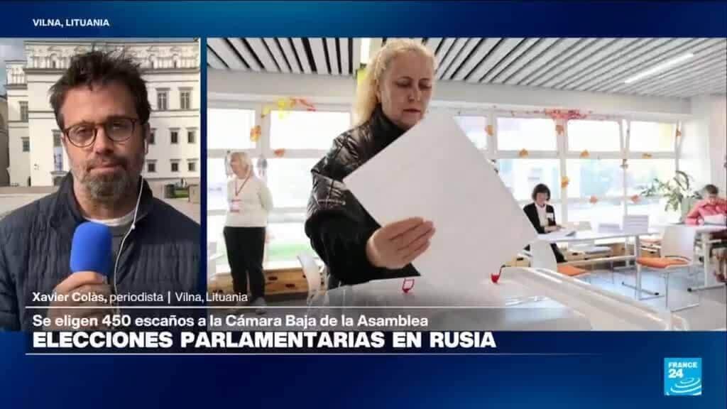 Rusos van a sus primeros comicios legislativos desde inicio de la guerra en Ucrania