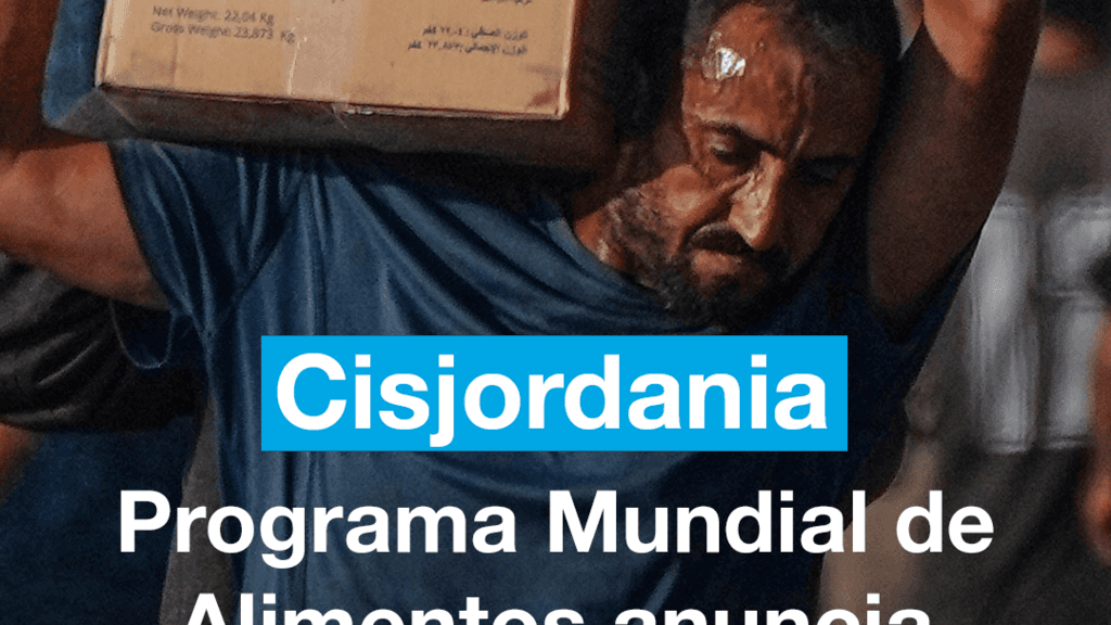 Cisjordania: Programa Mundial de Alimentos anuncia recortes de financiación