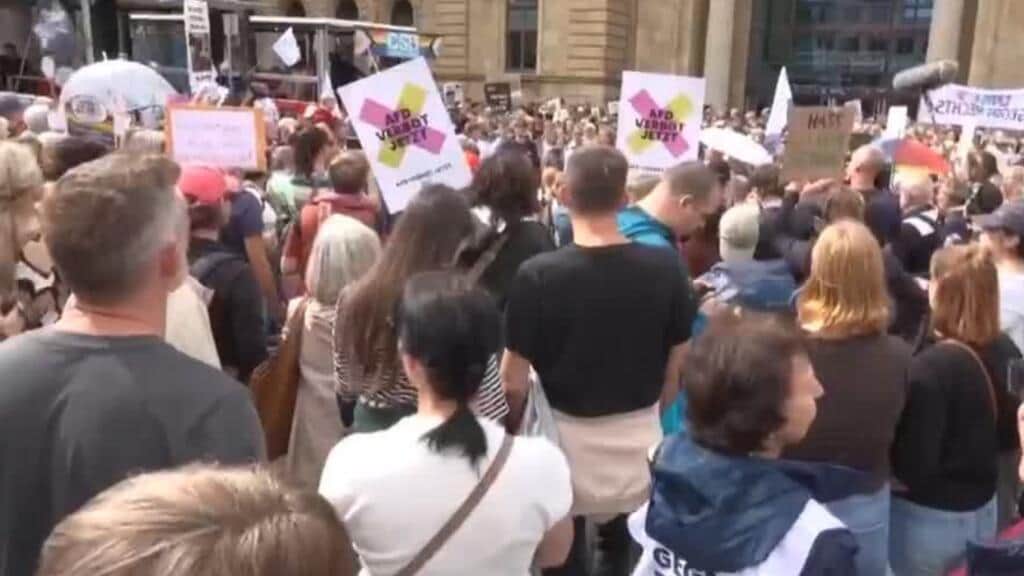 Alemania: marcha contra la ultraderecha y el avance del partido AfD