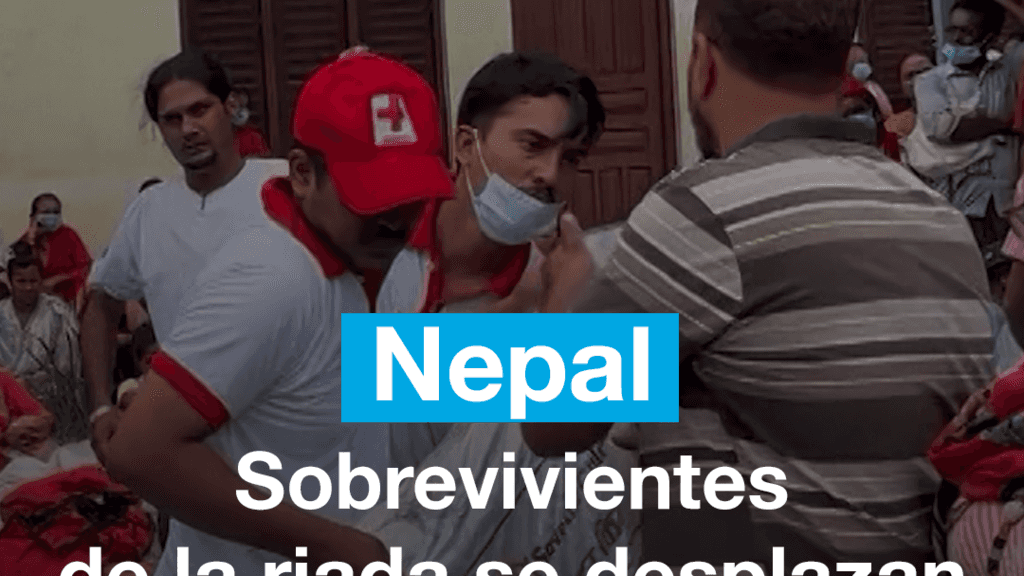 Riada Nepal - Tíbet: sobrevivientes se desplazan a centros de acogida