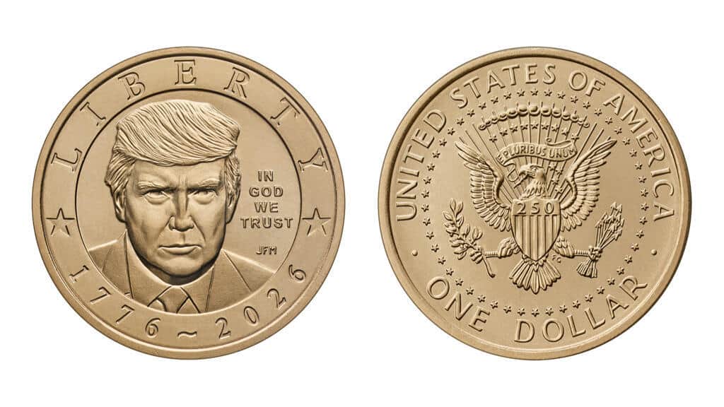 Donald Trump llega a la moneda de un dólar: ¿qué dice la ley sobre esa representación y cómo es la pieza?