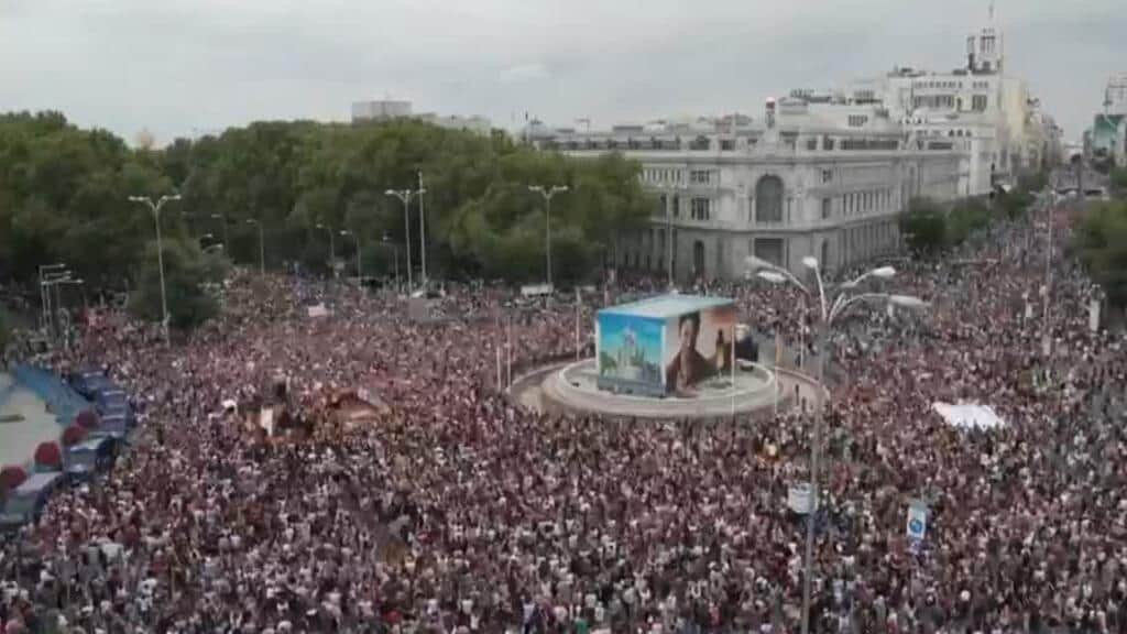 Miles se manifiestan en Madrid por la crisis de vivienda tras bloqueo a decretos del Gobierno