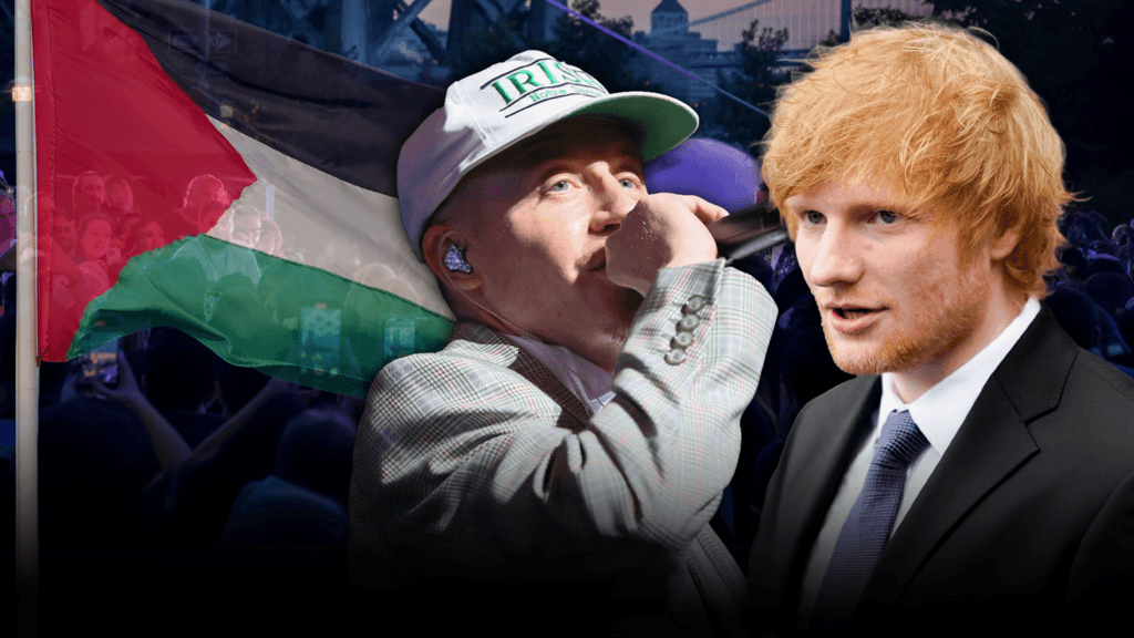 Ed Sheeran, solo tras el veto a Macklemore y su grito por “Palestina Libre”