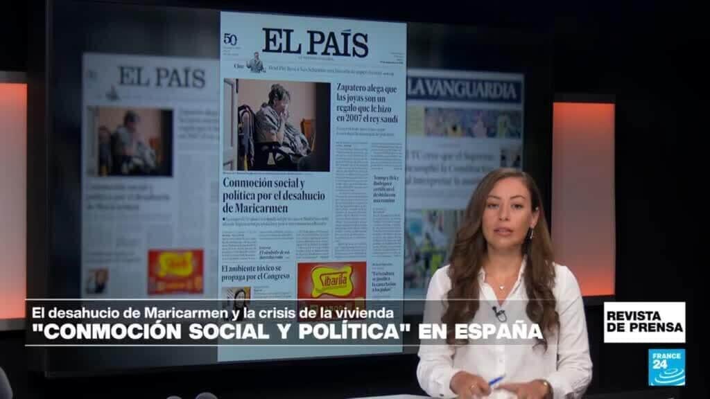 "Conmoción social y política por el desahucio de Maricarmen": 'El País'