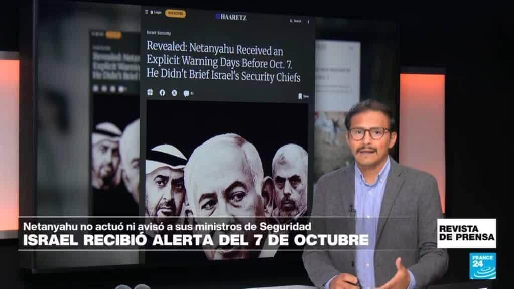 "Netanyahu recibió advertencia antes del 7 de octubre. No informó a jefes de seguridad": Haaretz