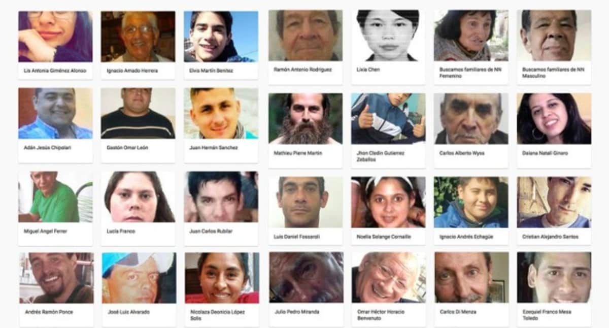 Campaña de donación de sangre para familiares de desaparecidos