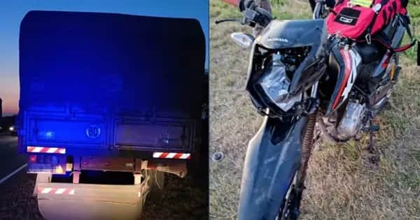 Adolescente chocó en moto y quedó en estado reservado