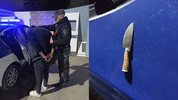 Detienen a hombre armado que violó restricción de acercamiento a su madre
