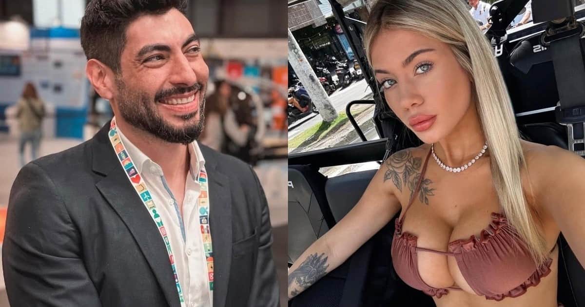 Facundo Moyano fue imputado por desobediencia en la causa del escándalo de su novia corriendo semidesnuda por Belgrano