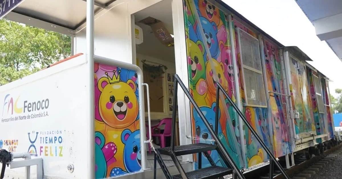 El tren que lleva arte y educación a los niños de Aracataca, el pueblo natal de García Márquez