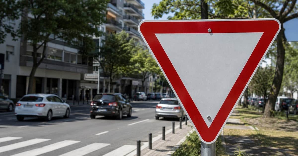 Qué significa la señal del triángulo invertido con borde rojo: la indicación que todos los conductores deben conocer