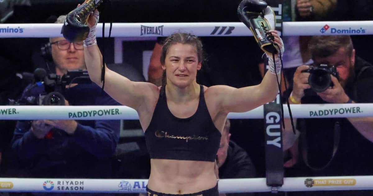 Katie Taylor tuvo una despedida perfecta: ganó ante ¡80 mil personas!, hizo historia y se retiró como campeona indiscutida