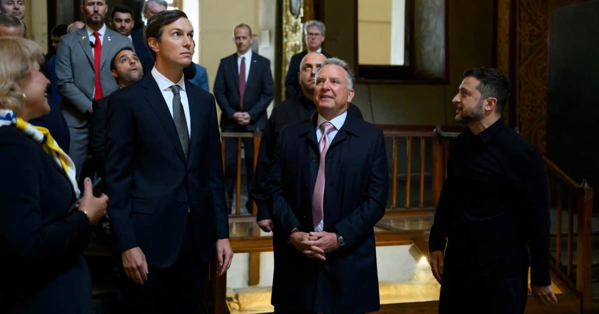 Volodimir Zelenski recibe a los emisarios de Donald Trump para retomar el diálogo para ponerle fin a la guerra con Rusia