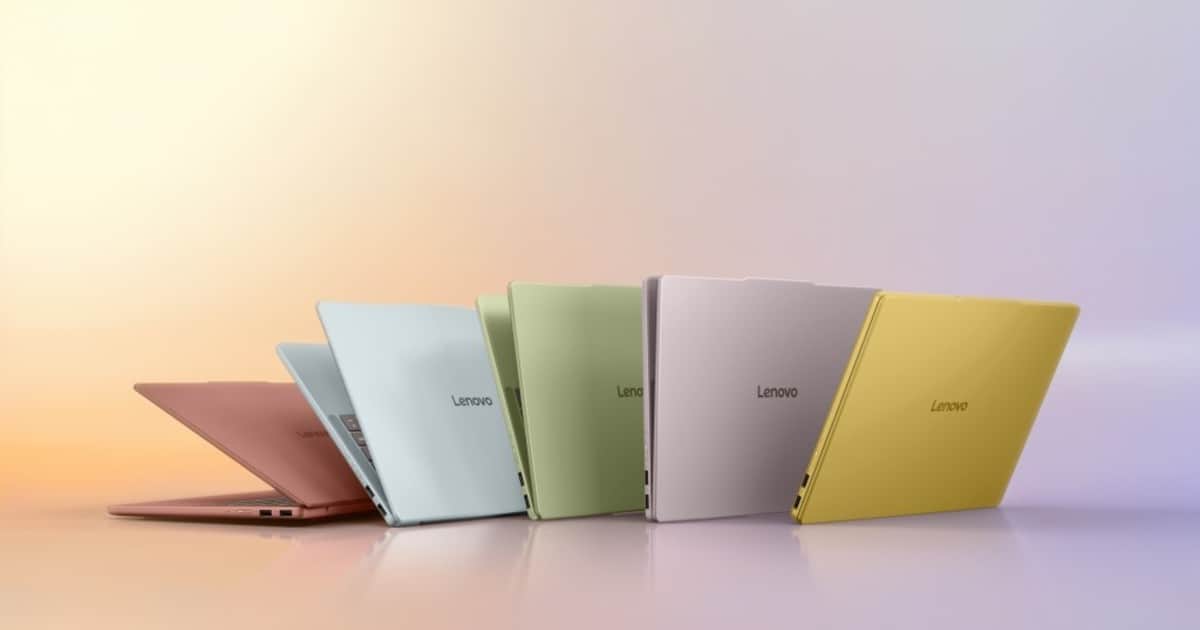Lenovo desafía a Apple con sus nuevas computadoras: mucho color, inteligencia artificial y diseño renovado
