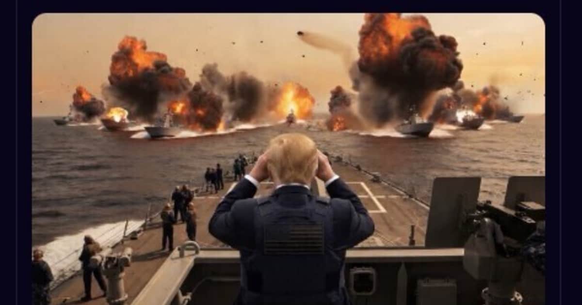 Con memes de IA, Donald Trump promueve una versión mítica y fantasiosa de sí mismo mientras en el mundo real las cosas se le complican