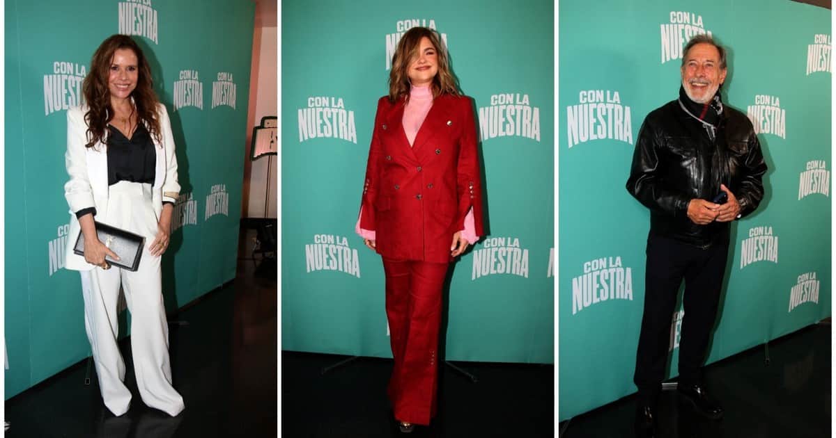 Famosos y figuras del espectáculo acompañaron el estreno de "Con la nuestra", la nueva comedia de Jorgelina Aruzzi y Peto Menahem