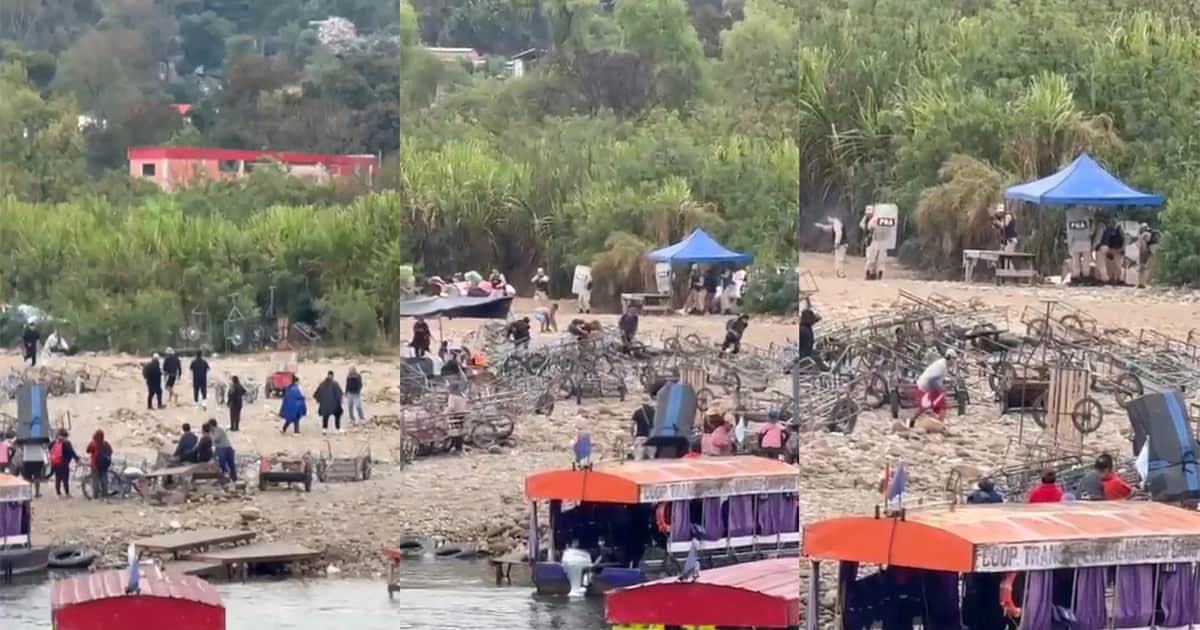 Frontera caliente: bagayeros y efectivos de la Prefectura se enfrentaron otra vez en Aguas Blancas