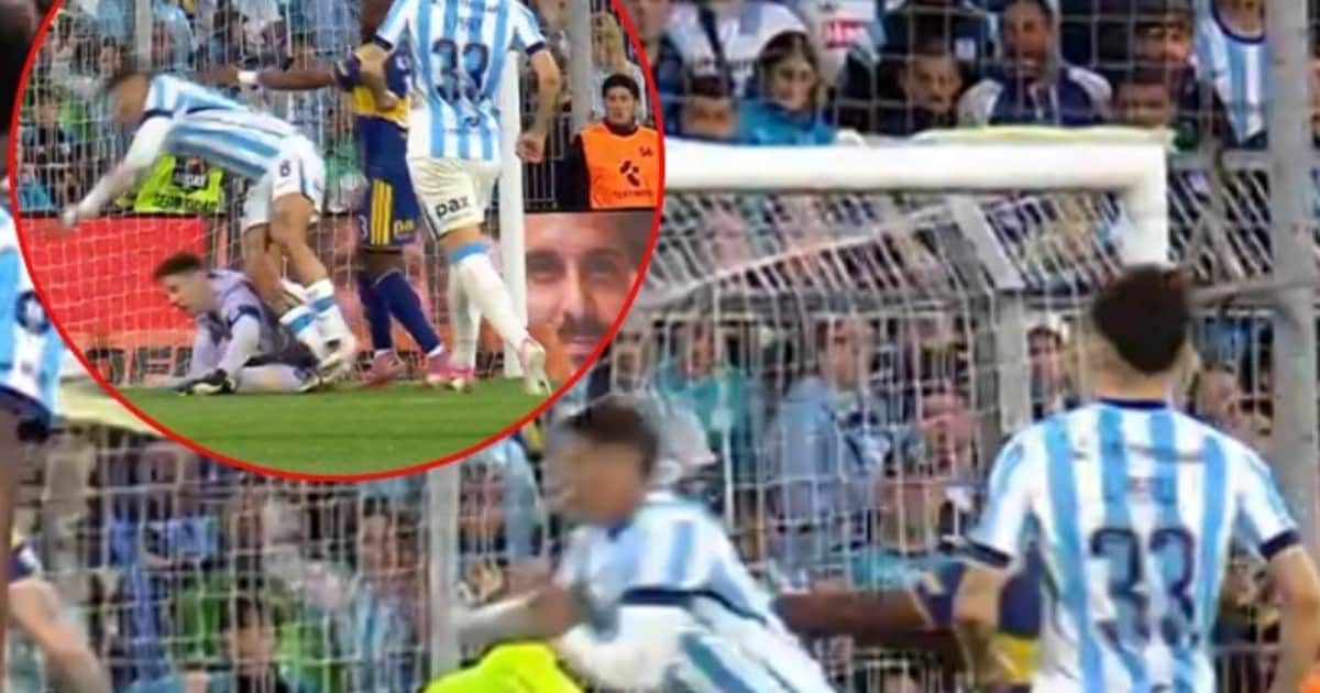 La polémica en la victoria de Boca ante Racing: el empujón de Valencia que no cobró Gariano y podría haber cambiado el resultado
